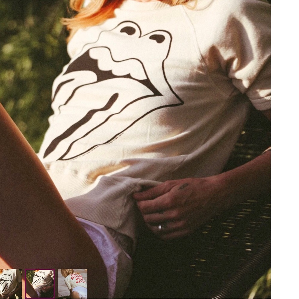 The Rolling Stones Cream Sweatshirt - Picture 3 of 7
